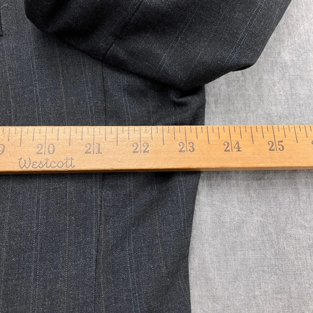 Chaps Ralph Lauren Blazer Men 46R Gray Stripe Wool Classic Career Jacket Canada